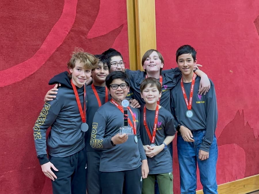 UP Robotics competition team posing with their medals